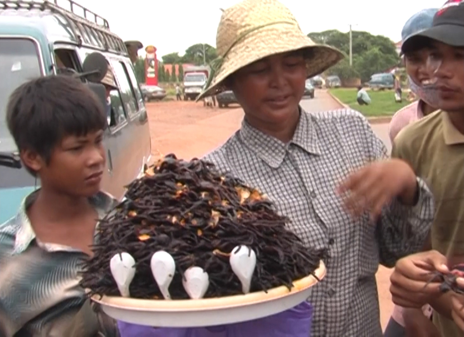 ארכינופוביה נוסח קמבודי או אני ממש לא אוהבת עכבישי טרנטולה מטוגנים…
