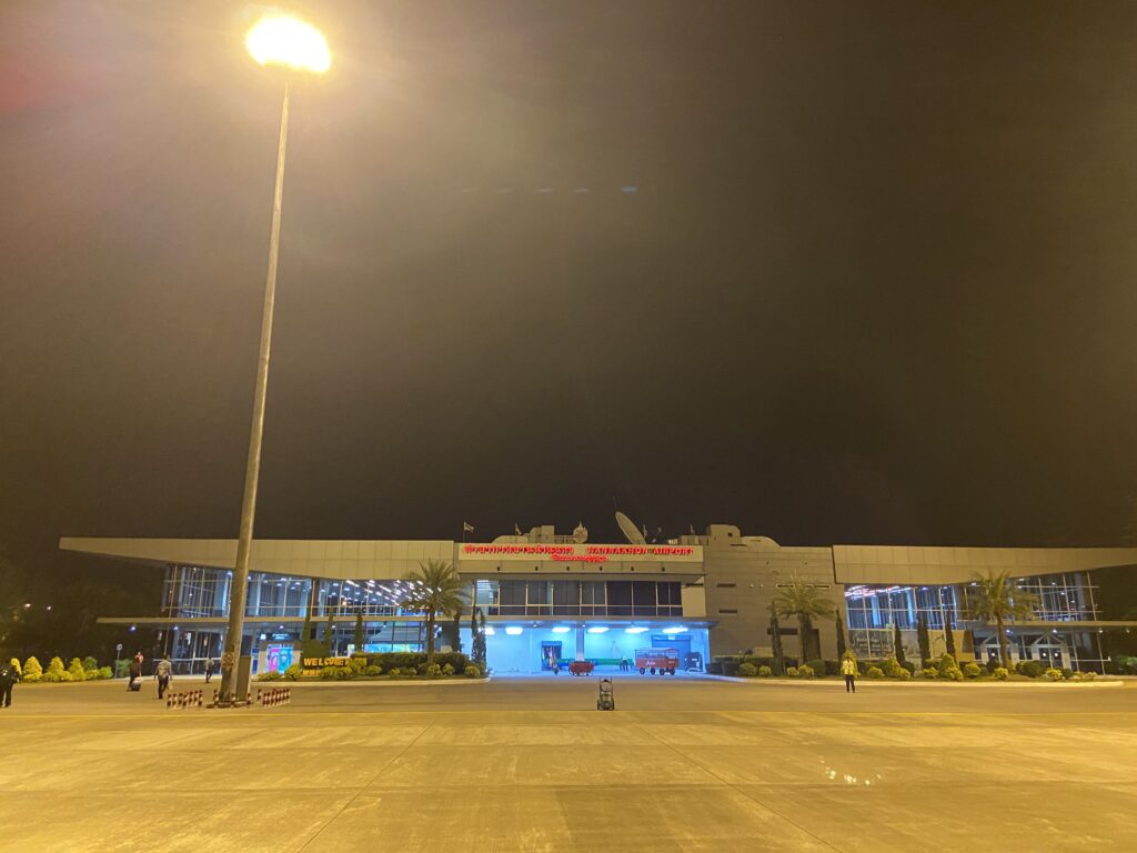 Nan airport Thailand