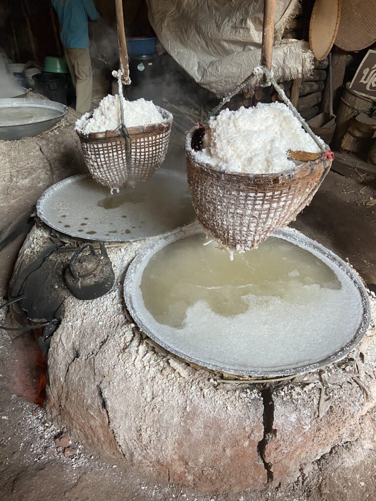 A salt pit at Bo Klua Nan Thailand