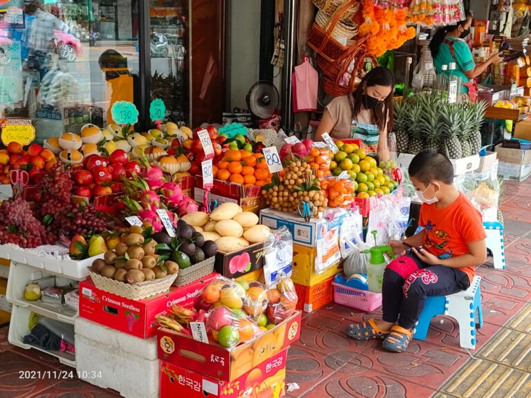 שוק הפרחים הגדול בבנגקוק