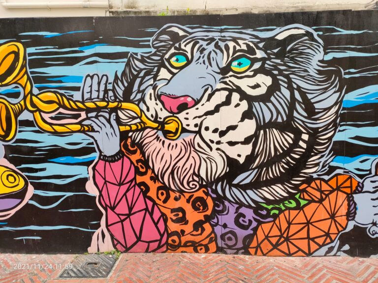 גרפיטי באונג אנג צ'יינה טואון בנגקוק